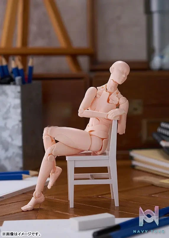 Max factory – Nishimura Style Drawing Doll Olive Gray X Olive FLESH (Licensed)