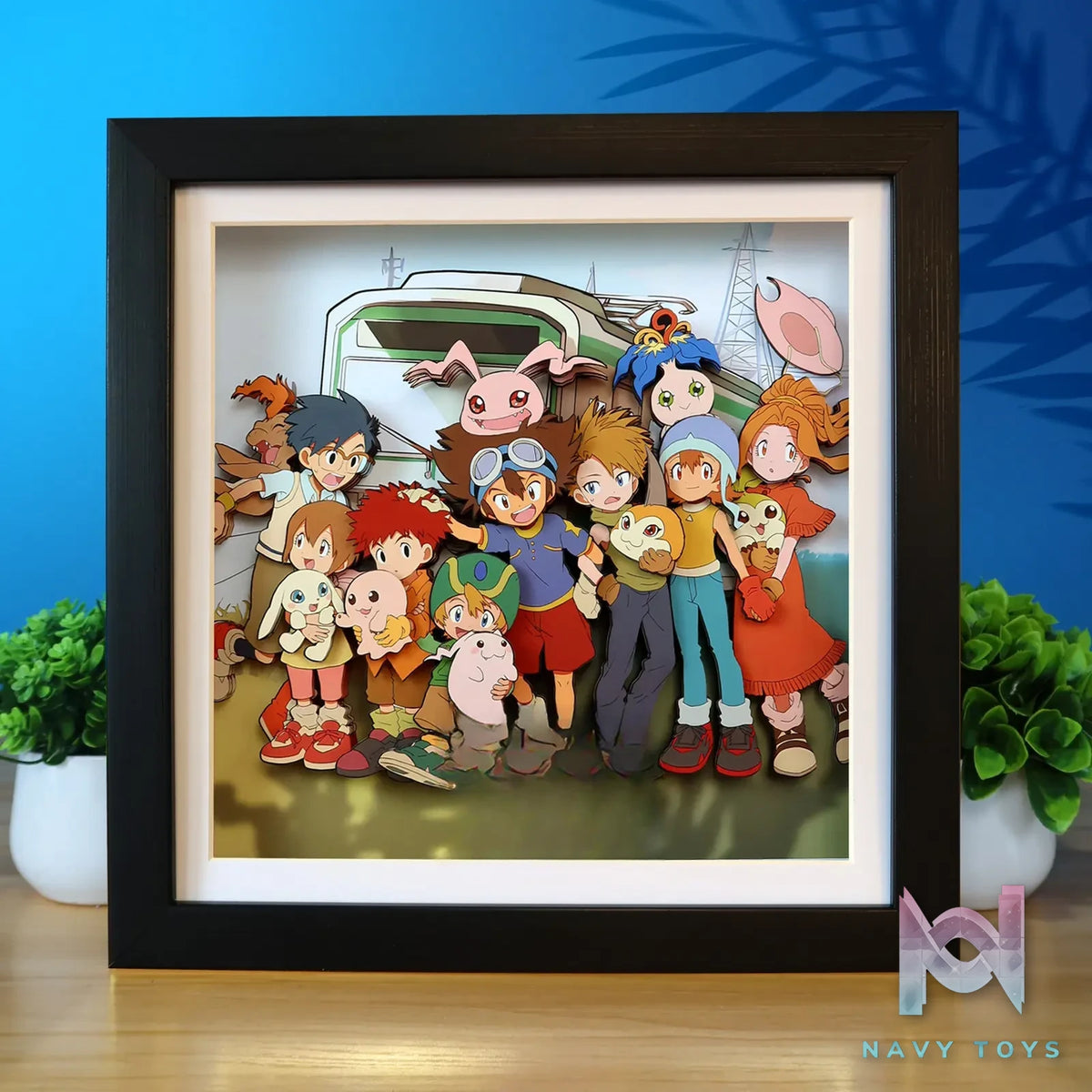 KALA HOME Studio – Digimon Multiple Characters #02 3D Decorative Painting Digimon