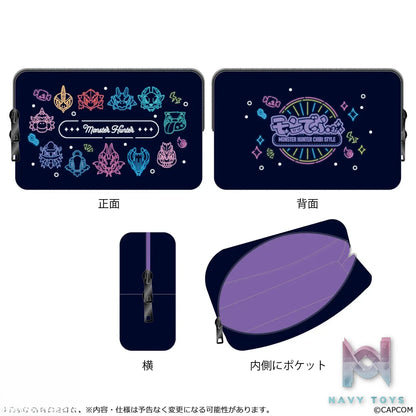 CAPCOM Studio – Monster Hunter MonDefo Tote Bag X Block Memo X Pouch Neon Theme (Licensed)
