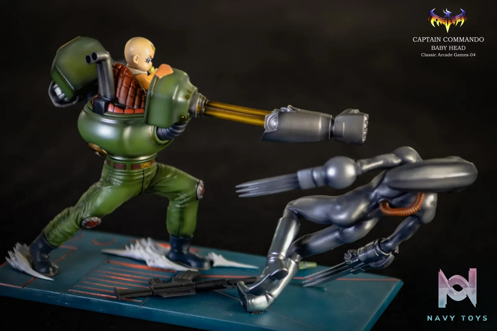Toys Evolution Studio – Captain Commando #4 BABY HEAD