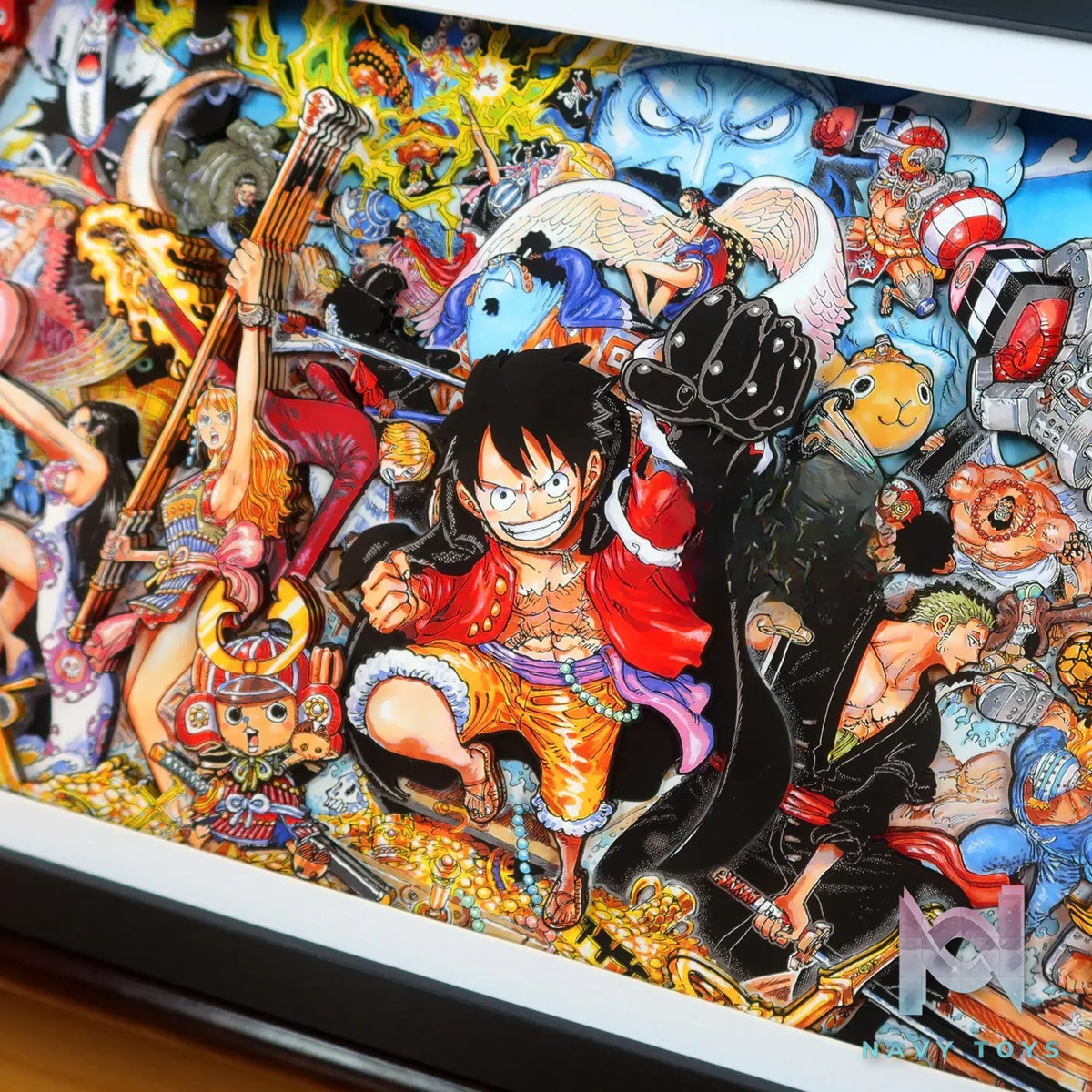 KALA HOME Studio – One Piece Multiple Characters #09 3D Decorative Painting One Piece