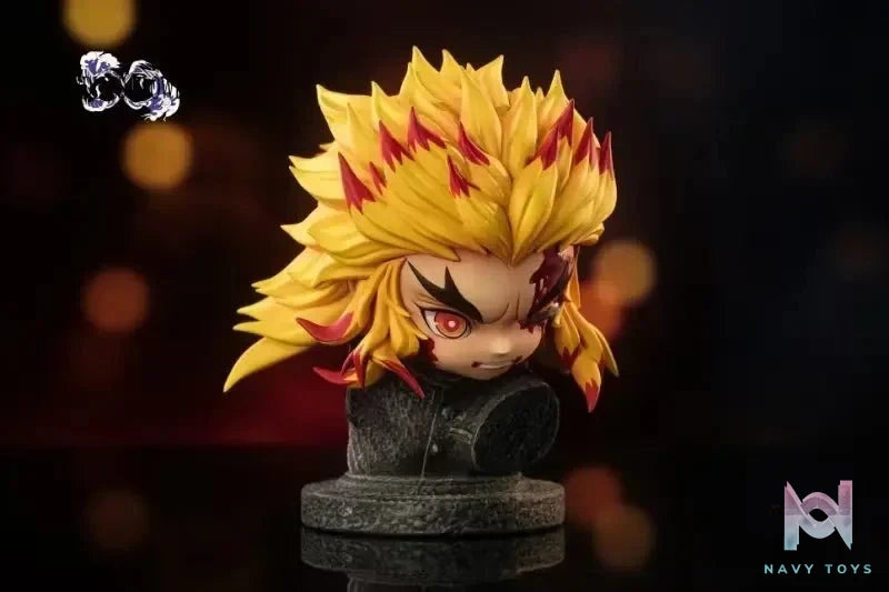 Endless Flower Studio - Demon Slayer 02 Kyojuro Rengoku resin statue Navy Toys anime figure