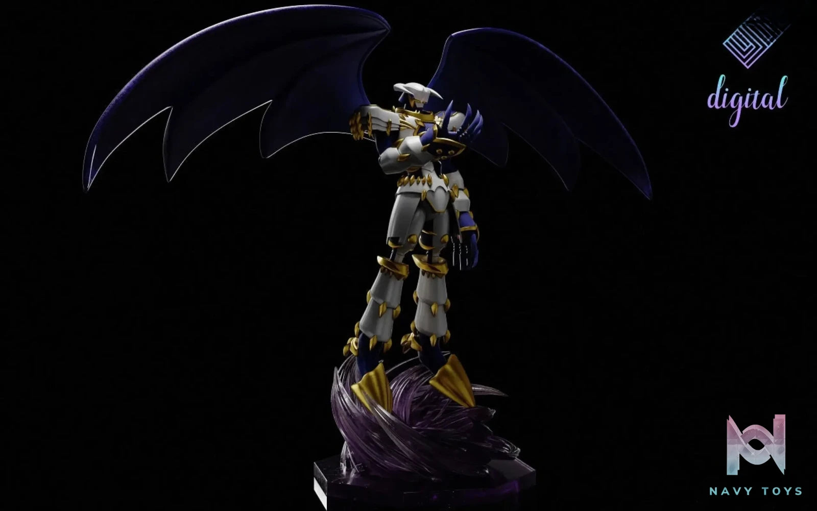 Digital Studio – Digimon Royal Knight Series Crusadermon and Dynasmon