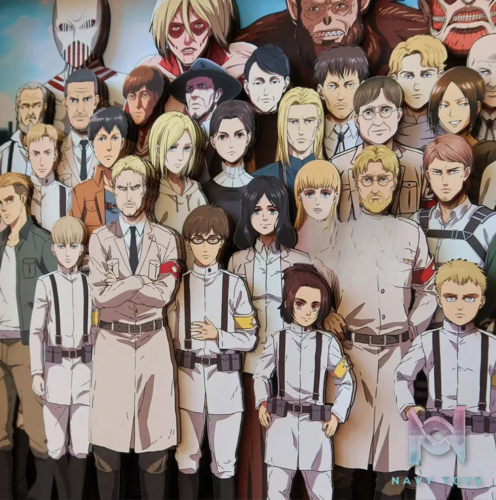 KALA HOME Studio – Attack on Titan Multiple Characters #05 Titan 3D Decorative Painting