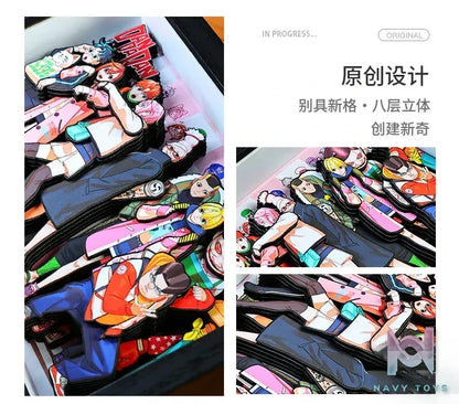 Yu Zhi Jiang Studio – Dandadan Multiple Characters 3D Decorative Painting Dandadan