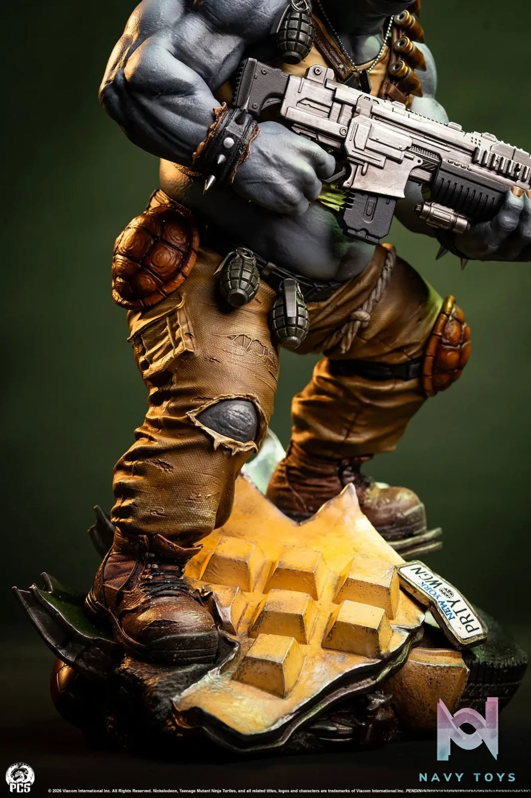 Premium Collectibles Studio – TMNT Legends Rocksteady 1/3 Scale Statue (Licensed)
