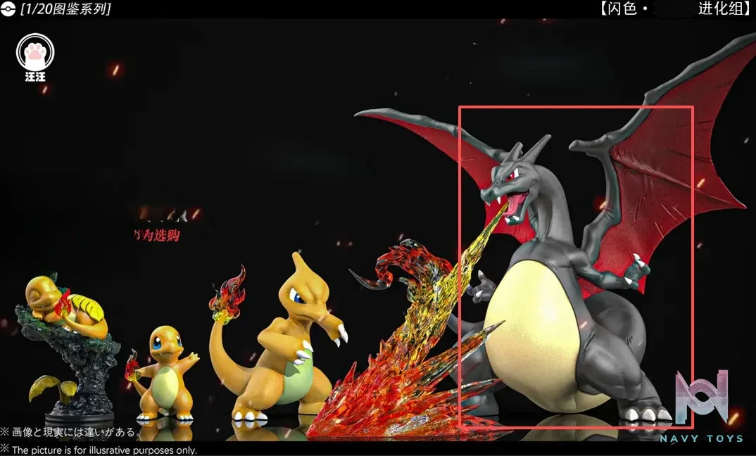 Wang Wang Studio – Charizard Evolution Set Pokémon