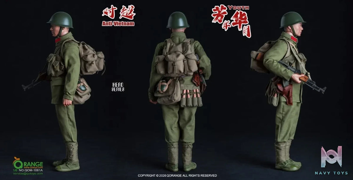 QORANGE QOTOYS – QORANGE QOTOYS 1/6 The Anti-Vietnam Youth Set NO.QOM-1061A/B (Licensed)