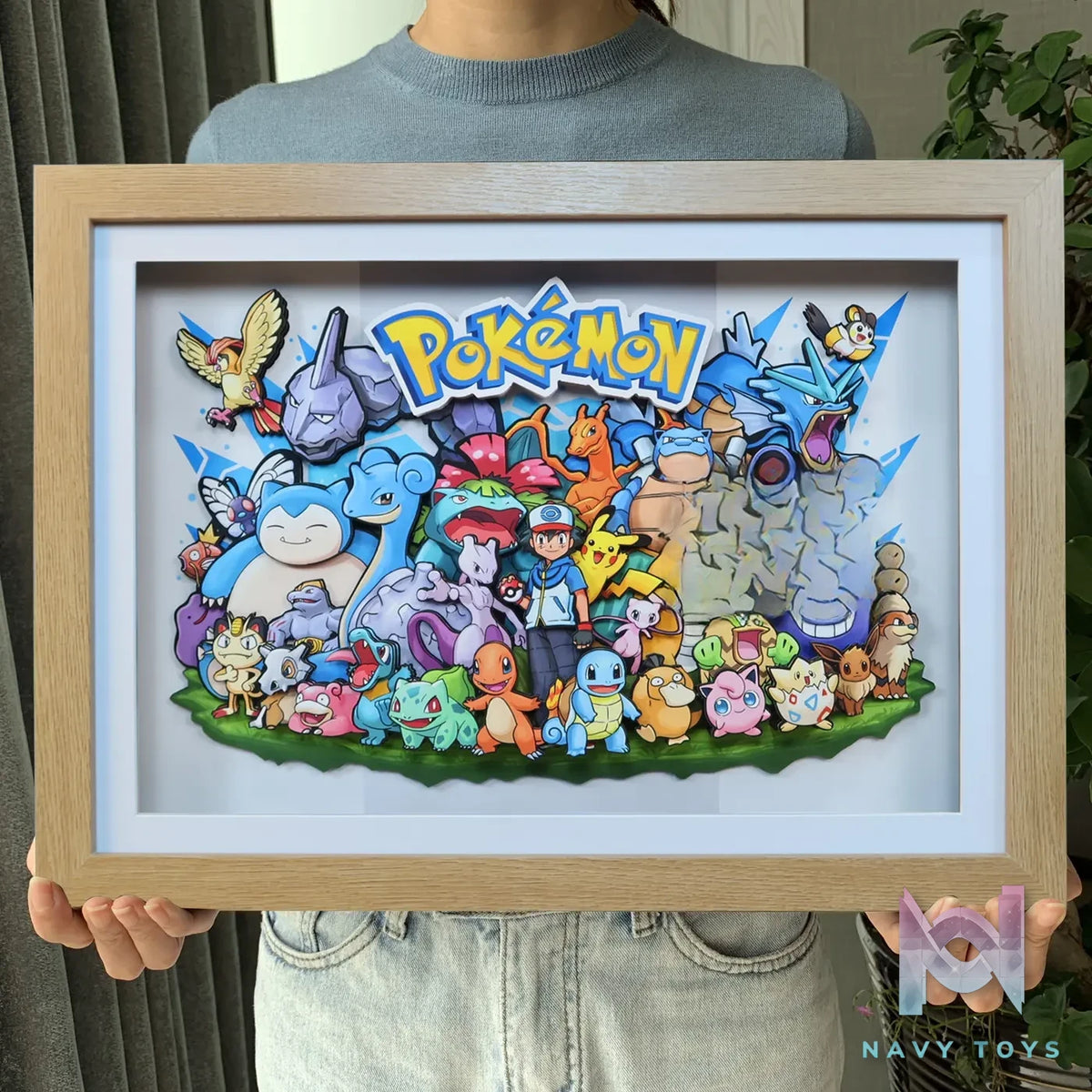 KALA HOME Studio – Pokémon Multiple Characters #04 3D Decorative Painting Pokémon