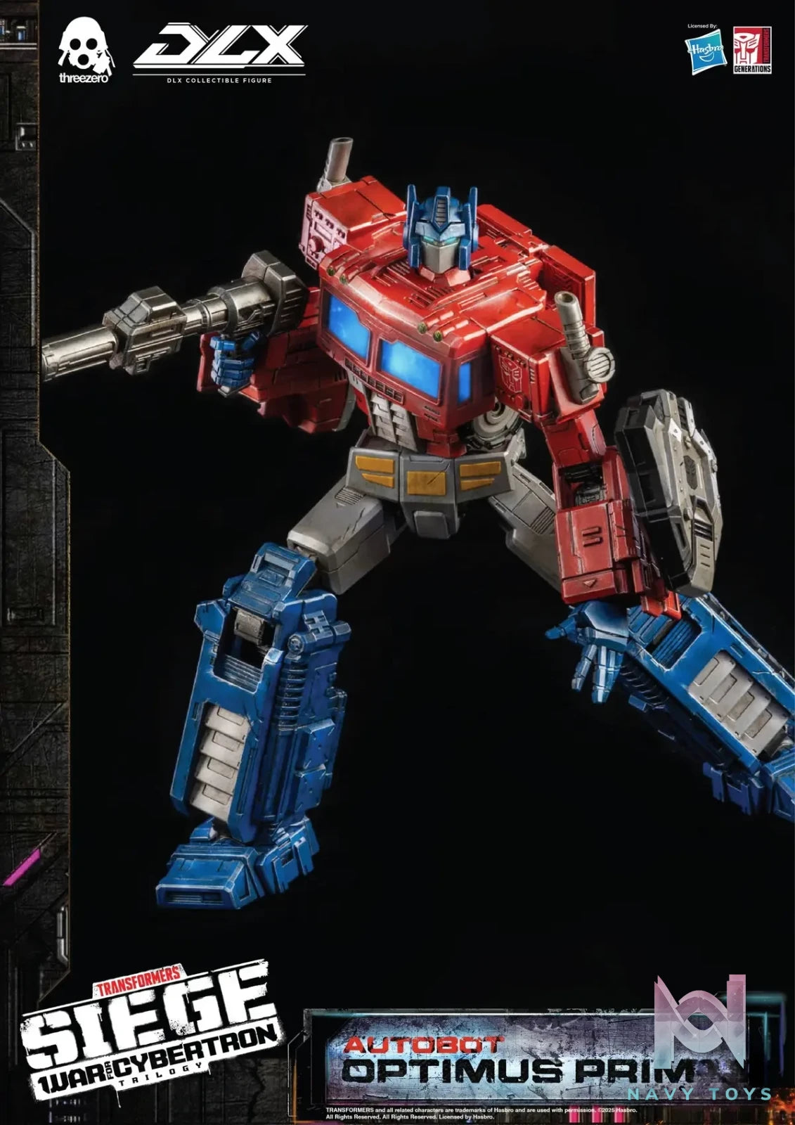 Threezero – Transformers: War for Cybertron 10-inch DLX Optimus Prime (Licensed)