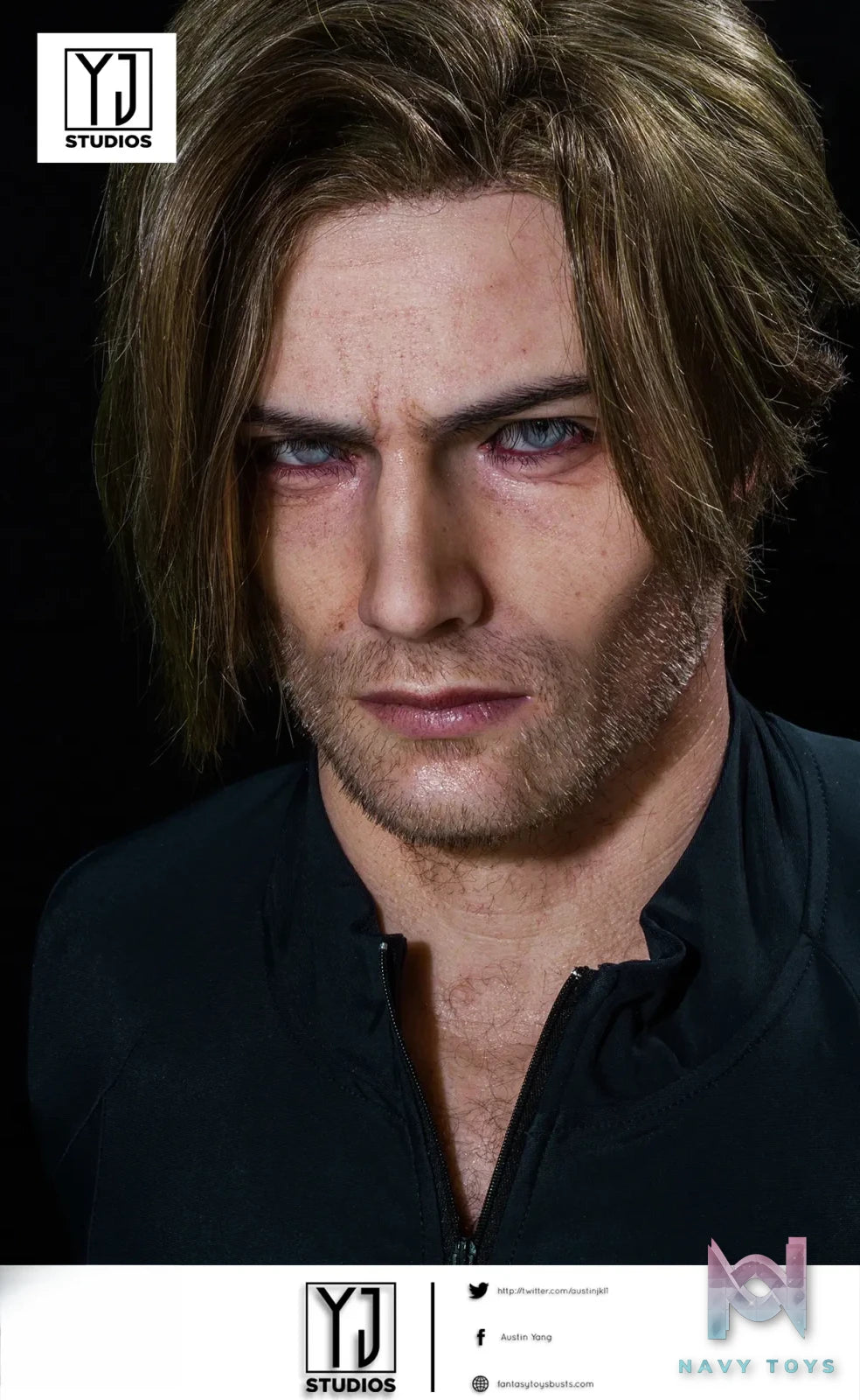 YJ Studio – Leon Scott Kennedy 1/1 Bust Resident Evil 9