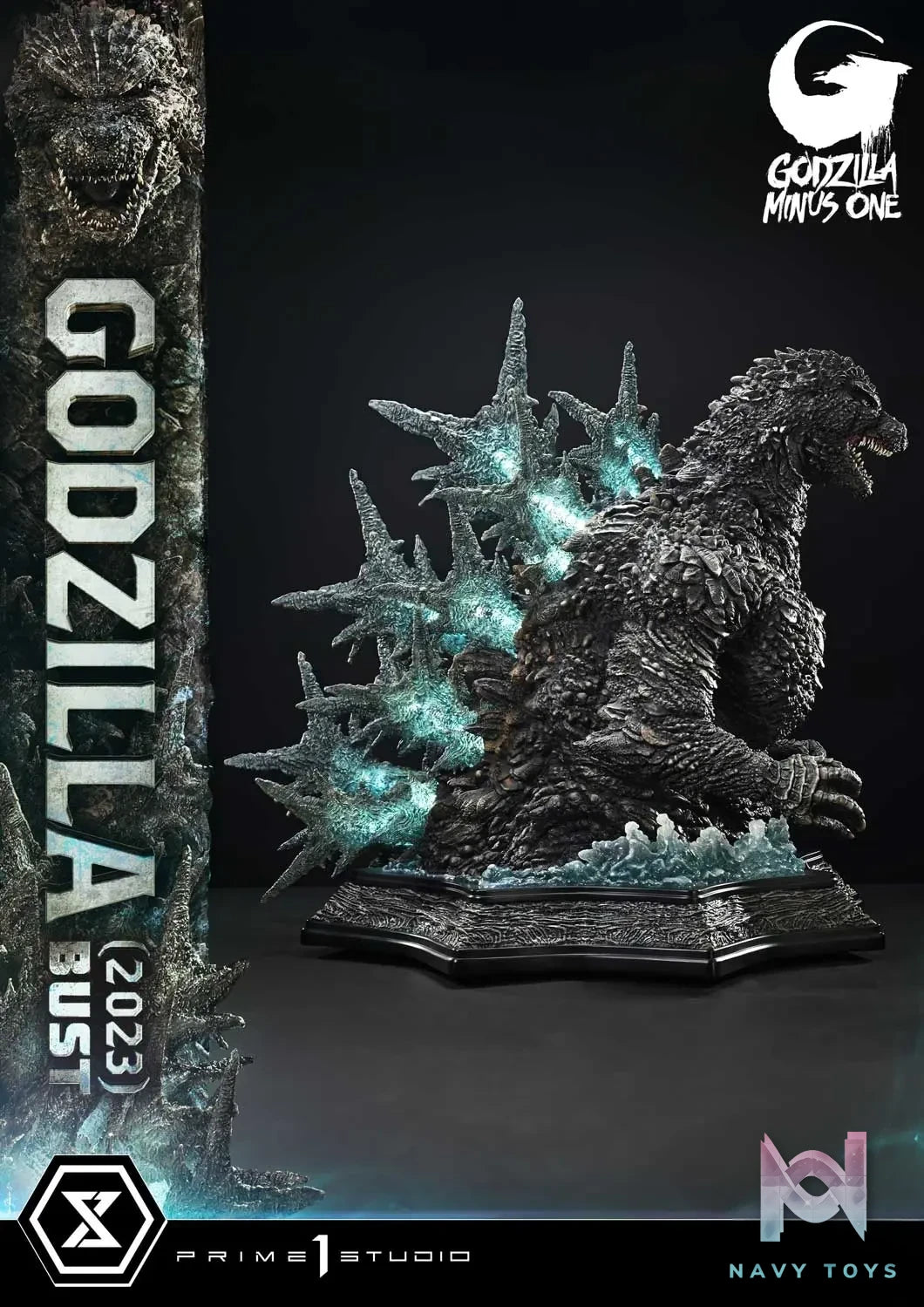 Prime 1 Studio – Life Size Bust GODZILLA MINUS ONE (Film) Godzilla (2023) LSGMO-01 LSGMO-01S (Licensed)