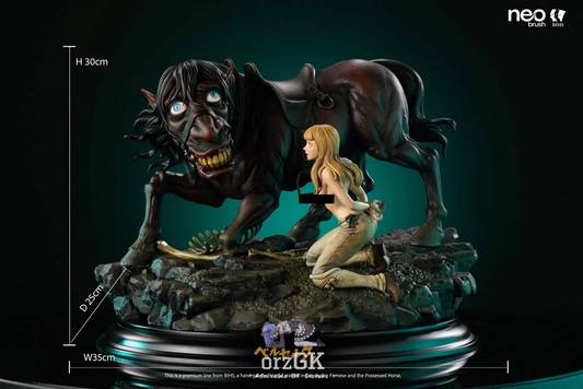 Farnese and the Evil Spirit Possessed Horse - Berserk - BIHS Studio resin statue Navy Toys anime figure