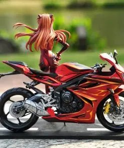 Aetheria Studio X SX Studio - Asuka Langley Sohryu Motorcycle Girl Neon Genesis Evangelion resin statue Navy Toys anime figure