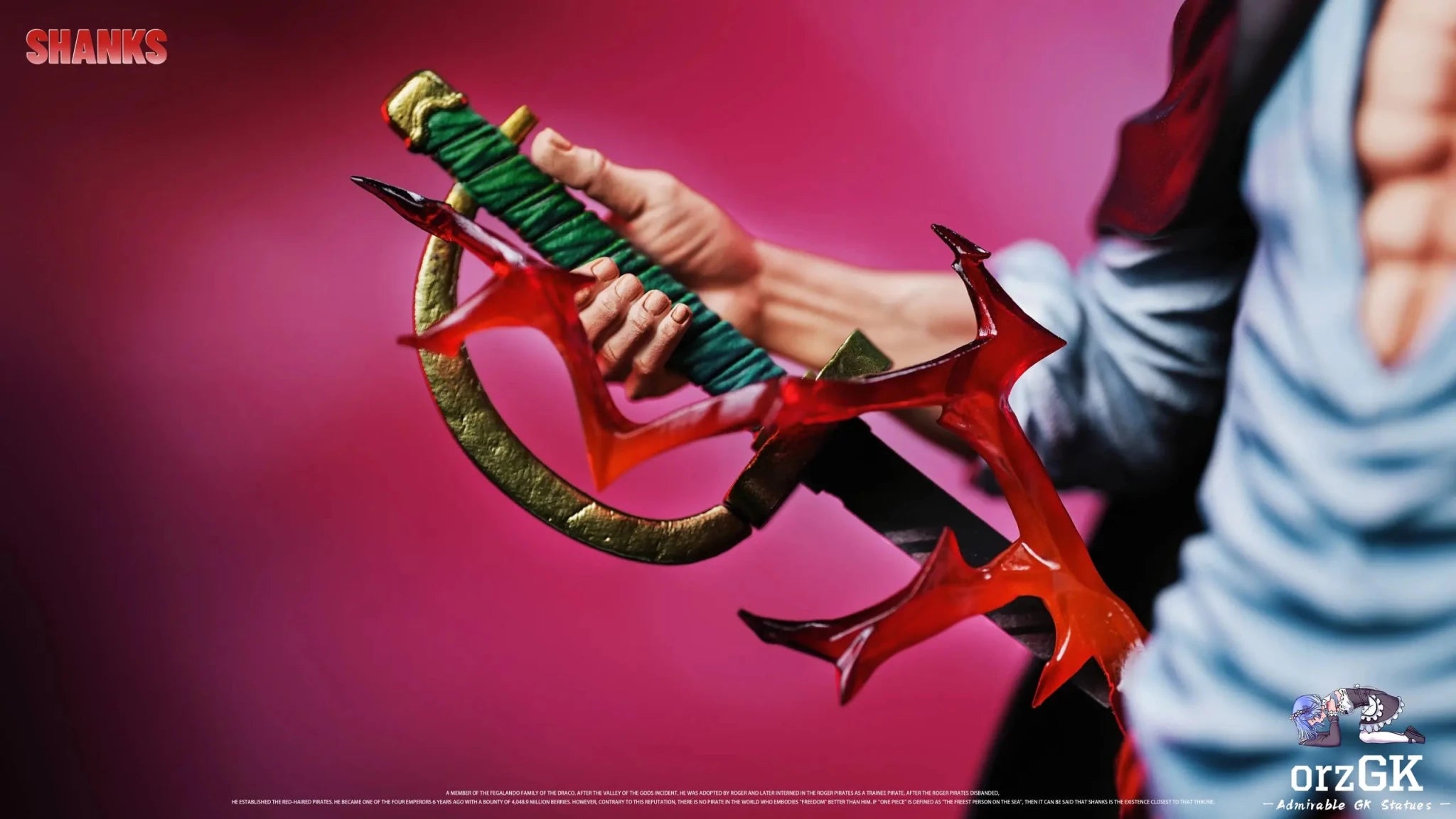 HX Studio X SY Studio - Shanks One Piece resin statue Navy Toys anime figure
