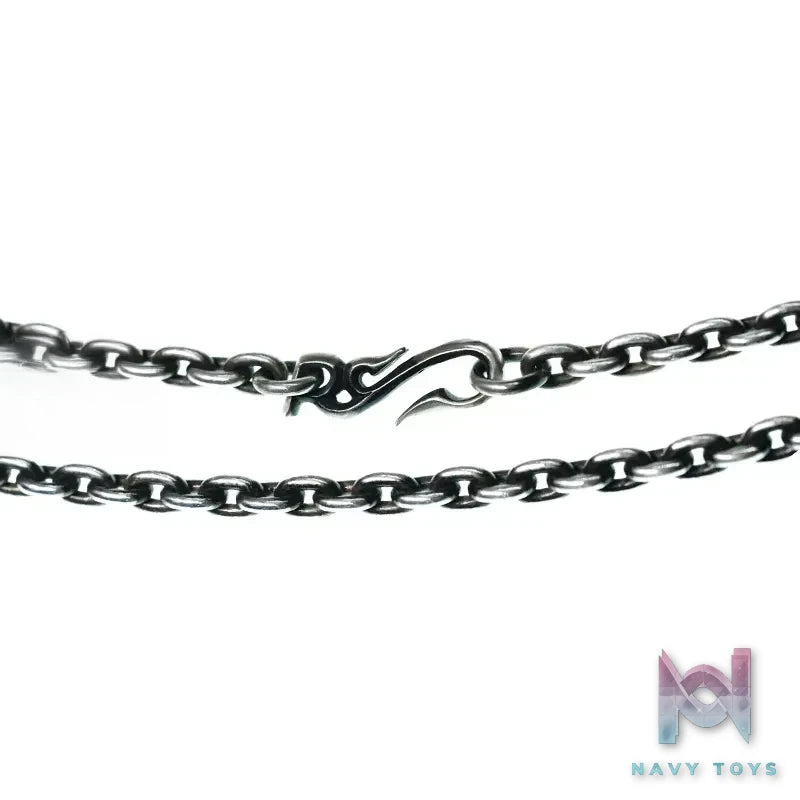 Raven Studio (silver jewelry) – Original Exclusive Design RS Letter Hook 5.5mm Curb Chain Original