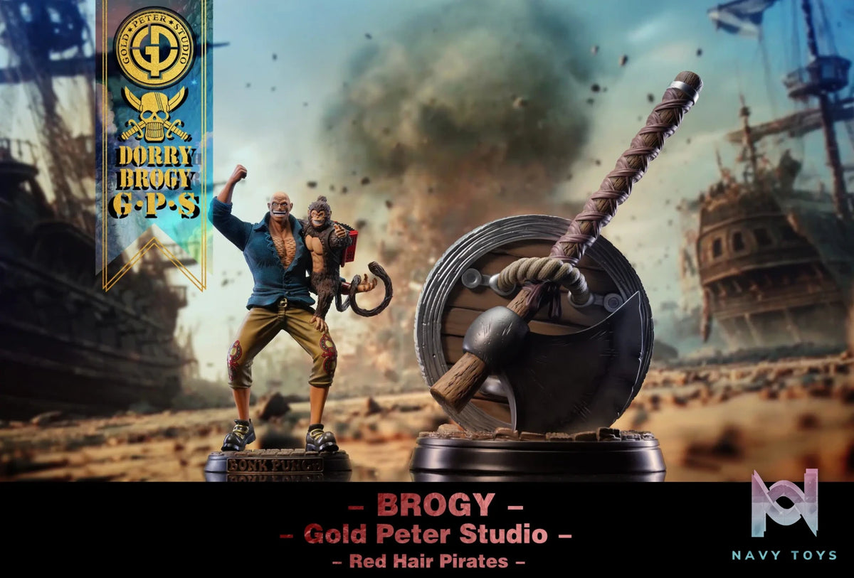 Gold Peter Studio – Red Hair Pirates Dorry x Brogy One Piece