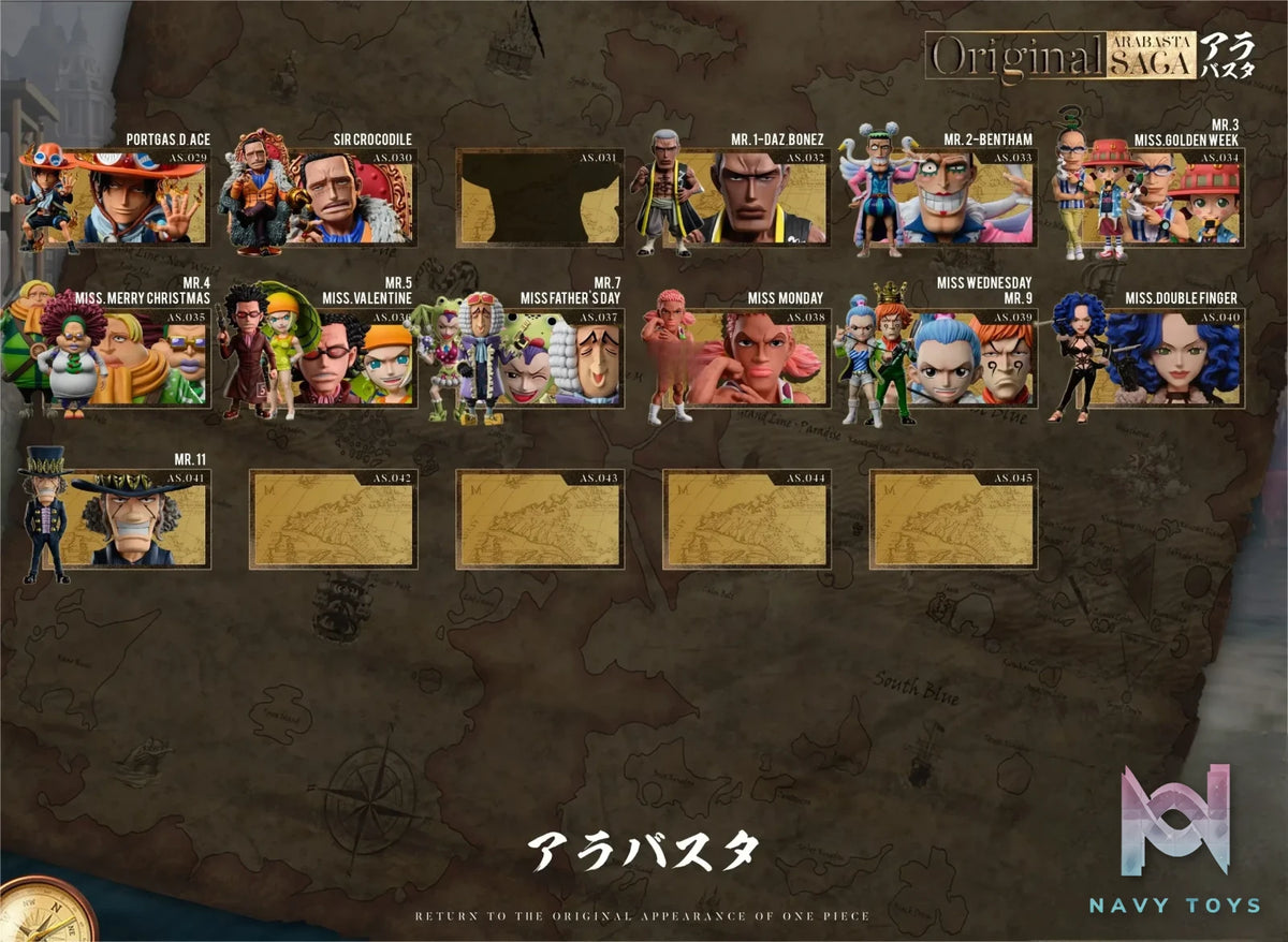 YZ Studio – One Piece Arabasta Saga Galdino & Marianne