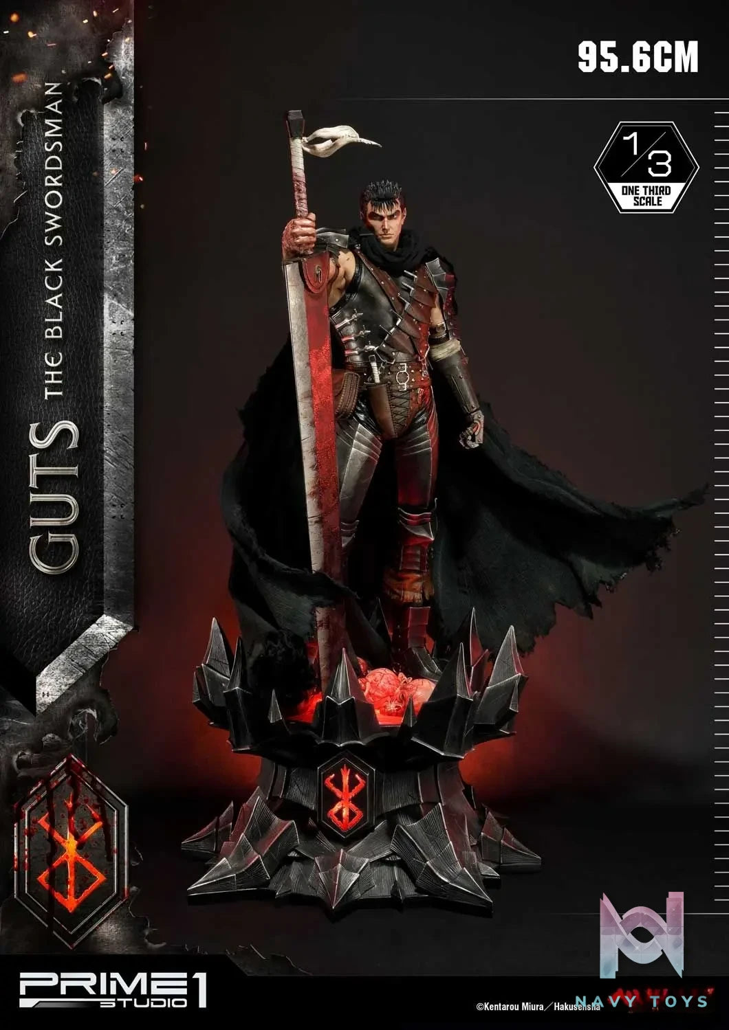 Prime 1 Studio – Museum Masterline Berserk Guts The Black Swordsman MMBR-01 MMBR-01DX (Licensed)