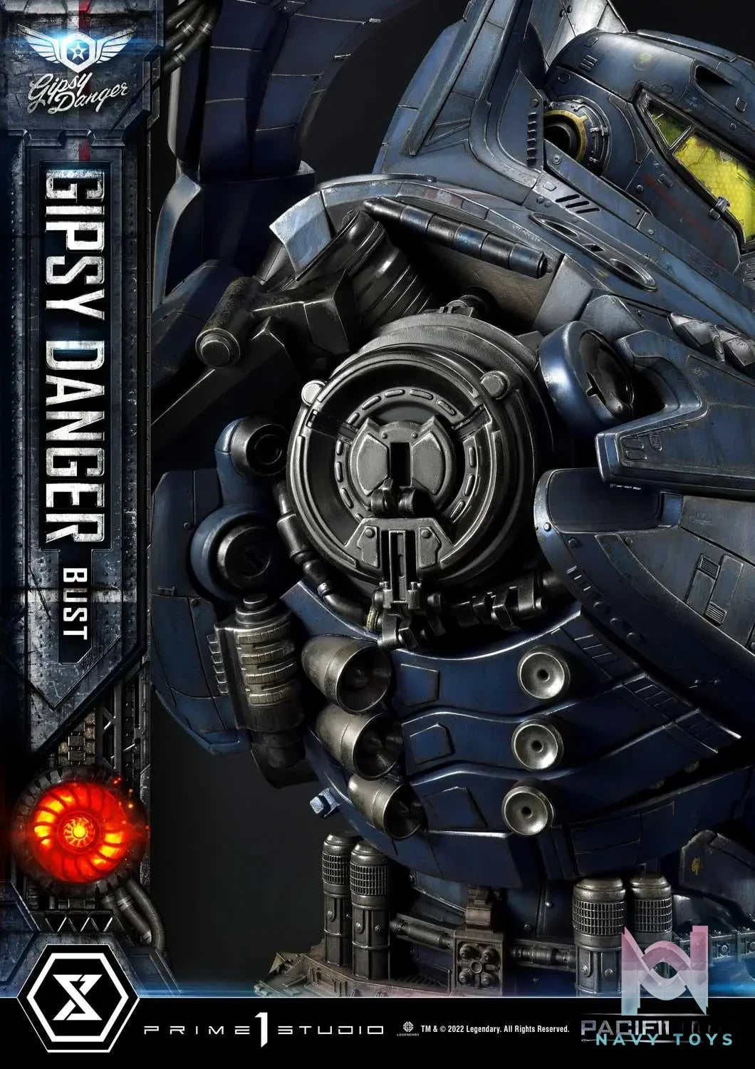 Prime 1 Studio – Life Size Bust Pacific Rim Gipsy Danger LSPACRIM-01 LSPACRIM-01DX (Licensed)