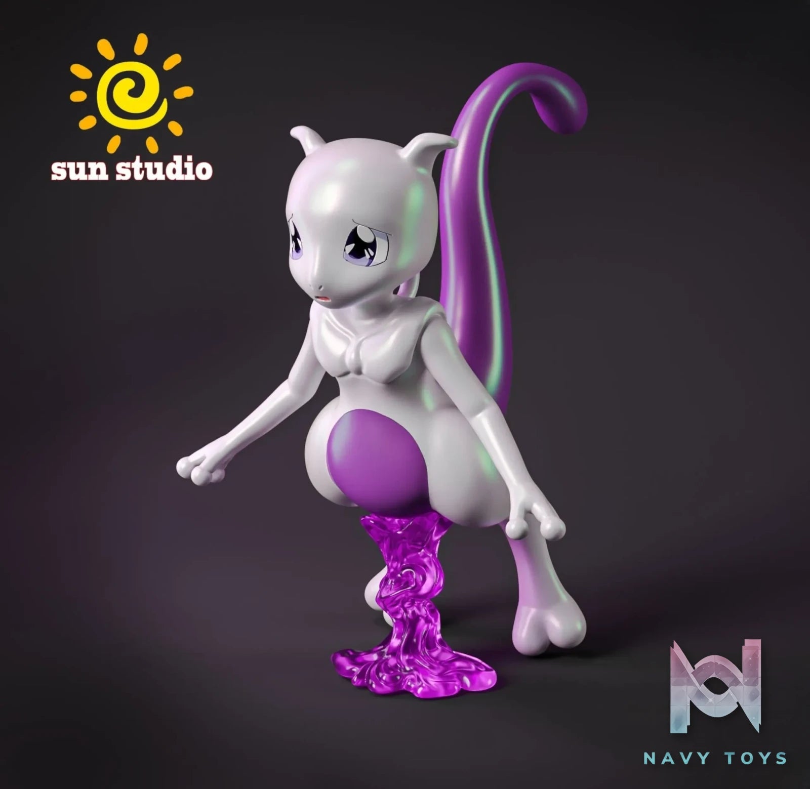 Sun Studio – Pokémon 1/20 Pokédex Young Mewtwo