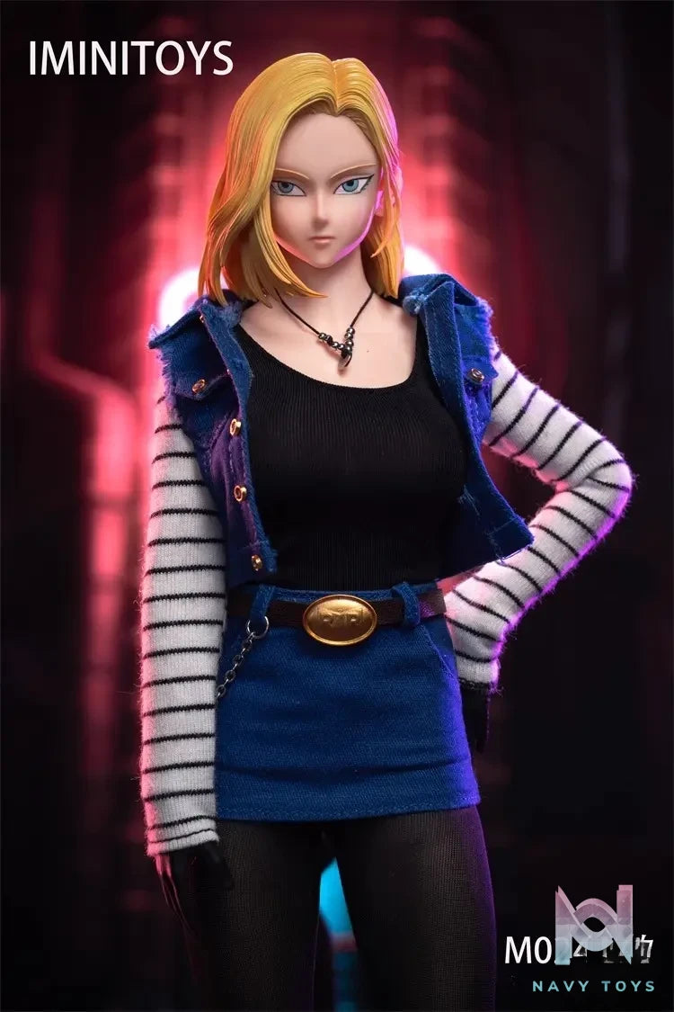 Iminitoys – Dragon Ball M024 1/6 Android 18 clothing accessories package