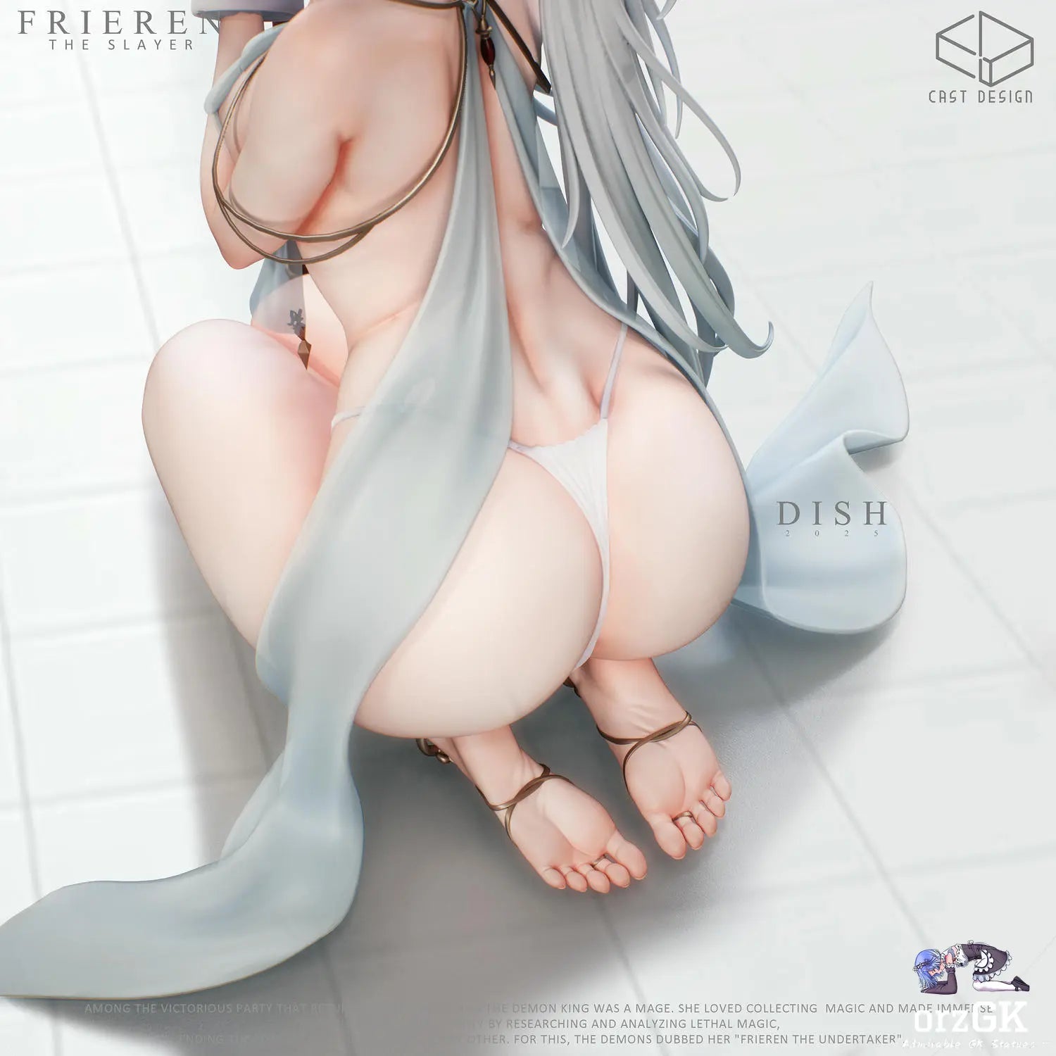 Cast Design Studio - Frieren: Beyond Journey's End Original Art Design Series No.3 Frieren 2.0 resin statue Navy Toys anime figure