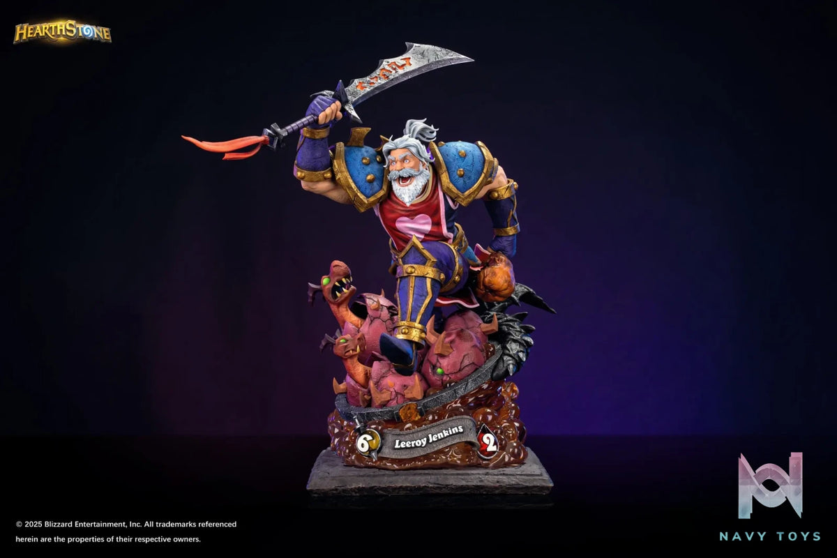HEX Collectibles & BLIZZARD ENTERTAINMENT – Hearthstone Leeroy Jenkins Statue (Licensed)