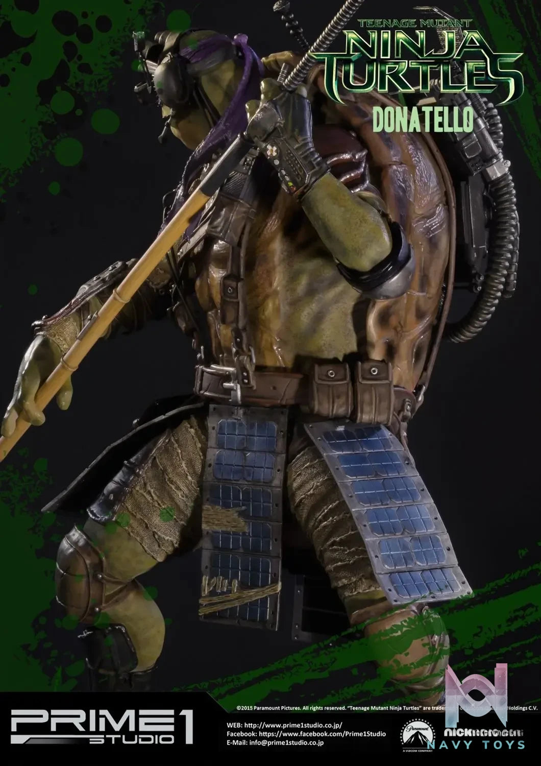 Prime 1 Studio – Museum Masterline Teenage Mutant Ninja Turtles (Film) Donatello MMTMNT-03 (Licensed)