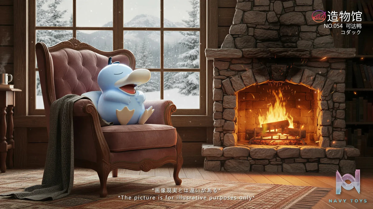 ZaoWu Museum Studio – Snowman Psyduck X Psyduck Pokémon