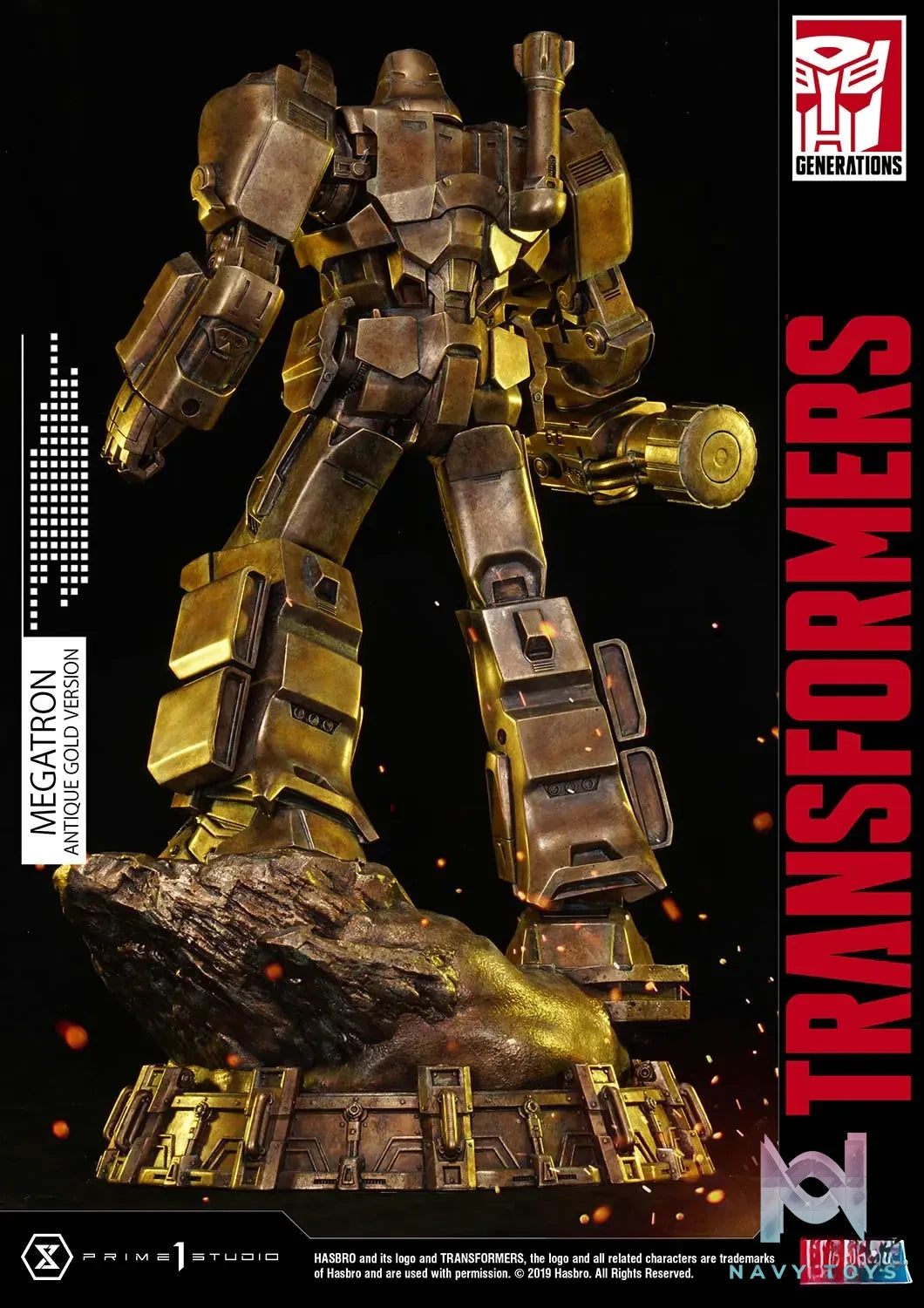 Prime 1 Studio – Premium Masterline Transformers: Generation 1 Megatron PMTF-02 PMTF-02EX PMTF-02AG PMTF-02GL(Licensed)