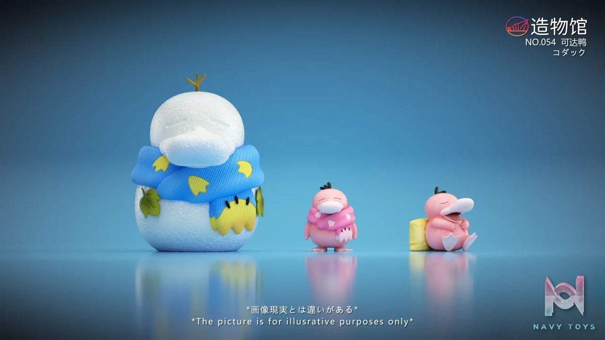 ZaoWu Museum Studio – Snowman Psyduck X Psyduck Pokémon