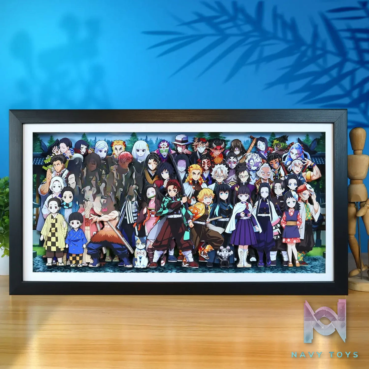 KALA HOME Studio – Demon Slayer Multiple Characters #08 3D Decorative Painting Demon Slayer