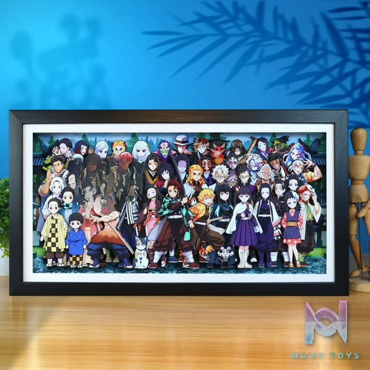 KALA HOME Studio – Demon Slayer Multiple Characters #08 3D Decorative Painting Demon Slayer