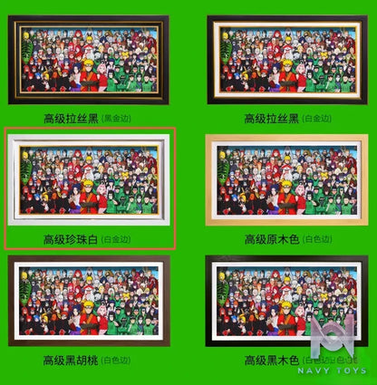 Yu Zhi Jiang Studio – Naruto Multiple Characters Series #1 3D Decorative Painting Naruto