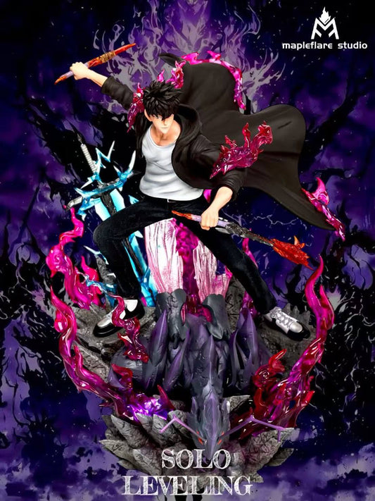 Sung Jinwoo & Cha Hea In resin statue Mapleflare Studio anime figure