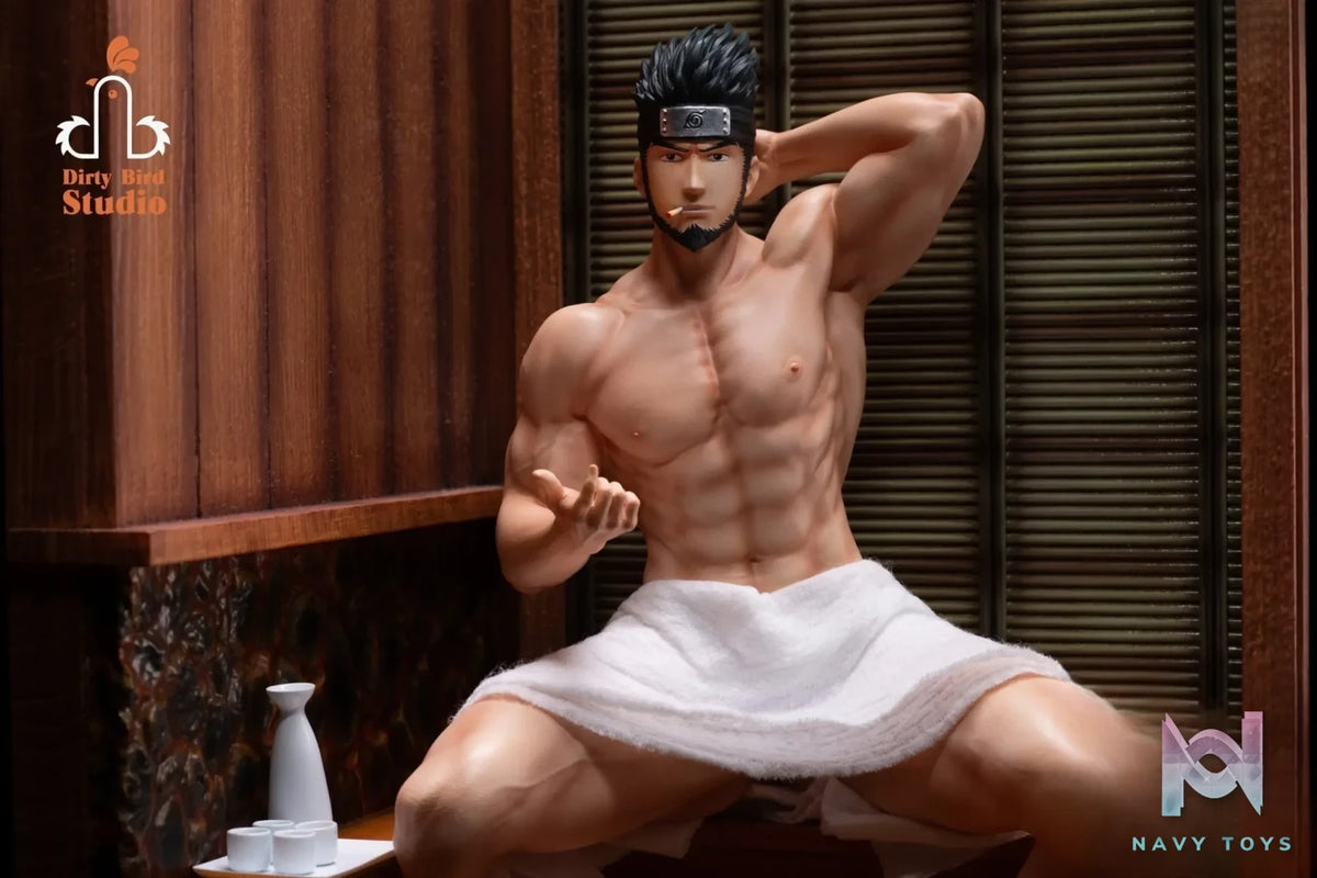 Dirty Bird Studio – Naruto Bathing Sarutobi Asuma