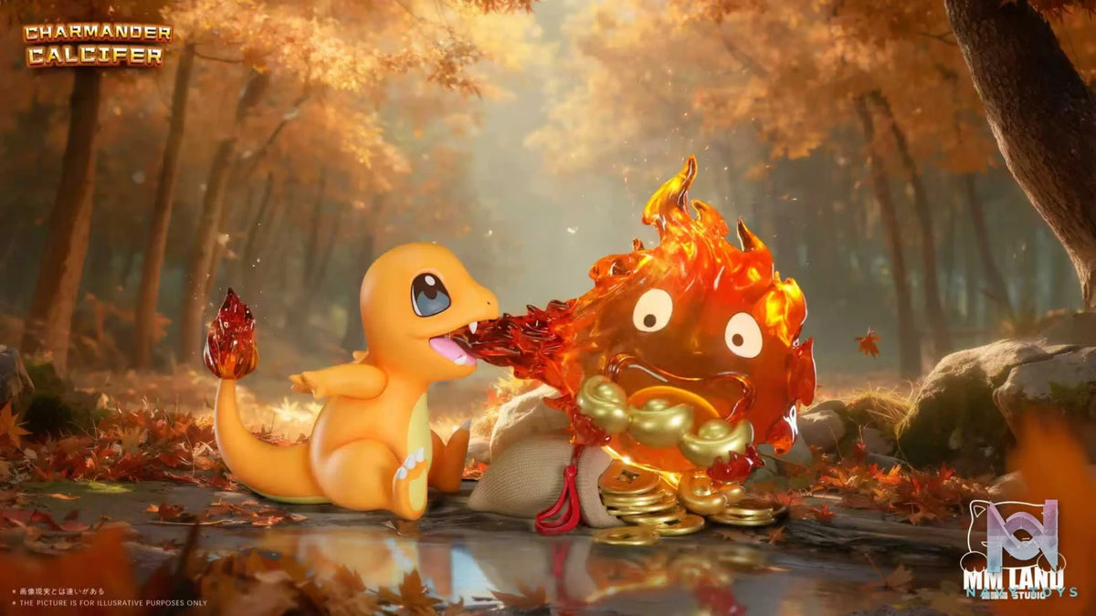 MMLAND Studio – Charmander and Calcifer Linkage Pokémon X Howl’s Moving Castle