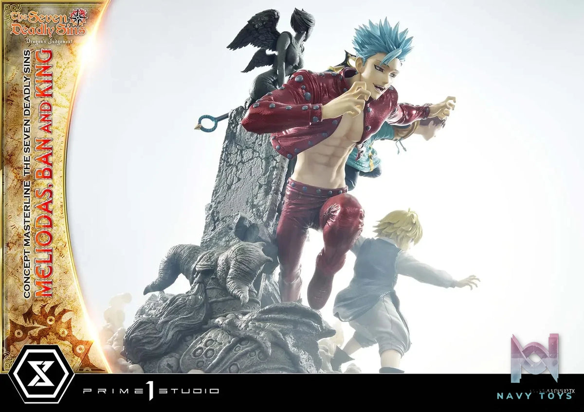 Prime 1 Studio – Concept Masterline The Seven Deadly Sins Meliodas, Ban and King CMNTZ-01 CMNTZ-01DXS (Licensed)
