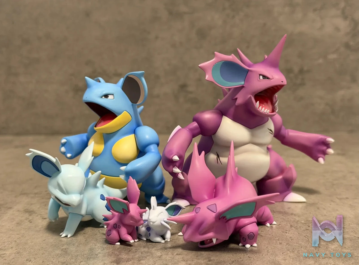Lunisolar Studio – Nidoran Evolution Set Pokémon