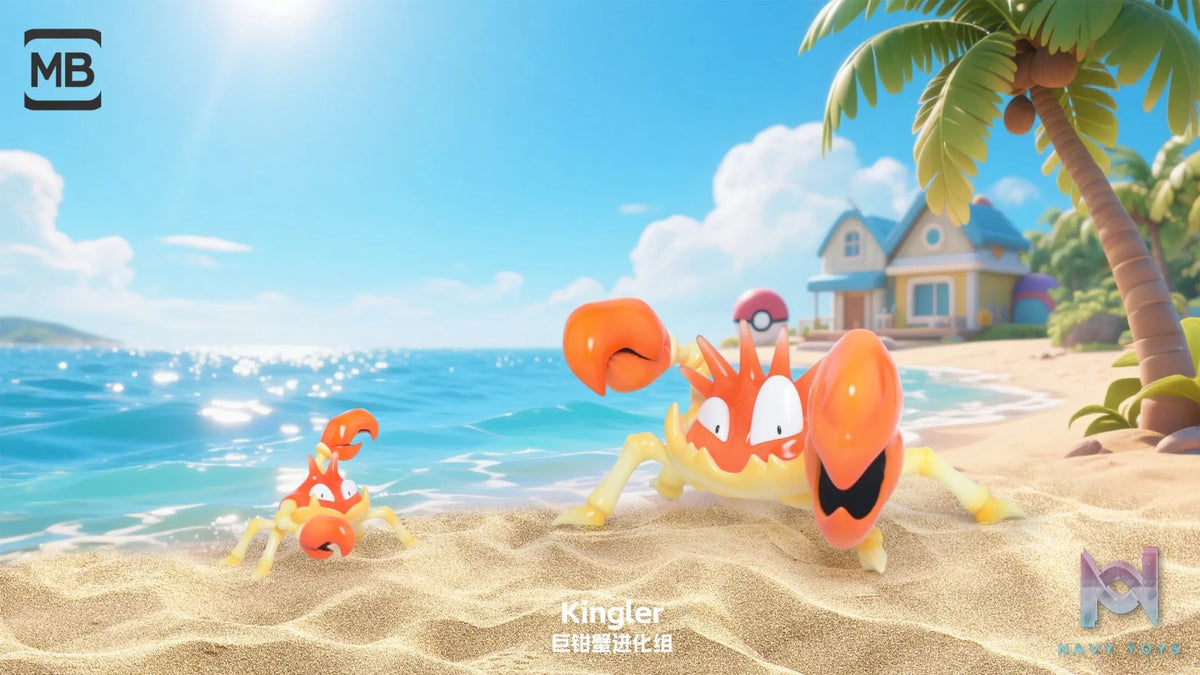 MB Studio – Pokémon Kingler Evolution Set