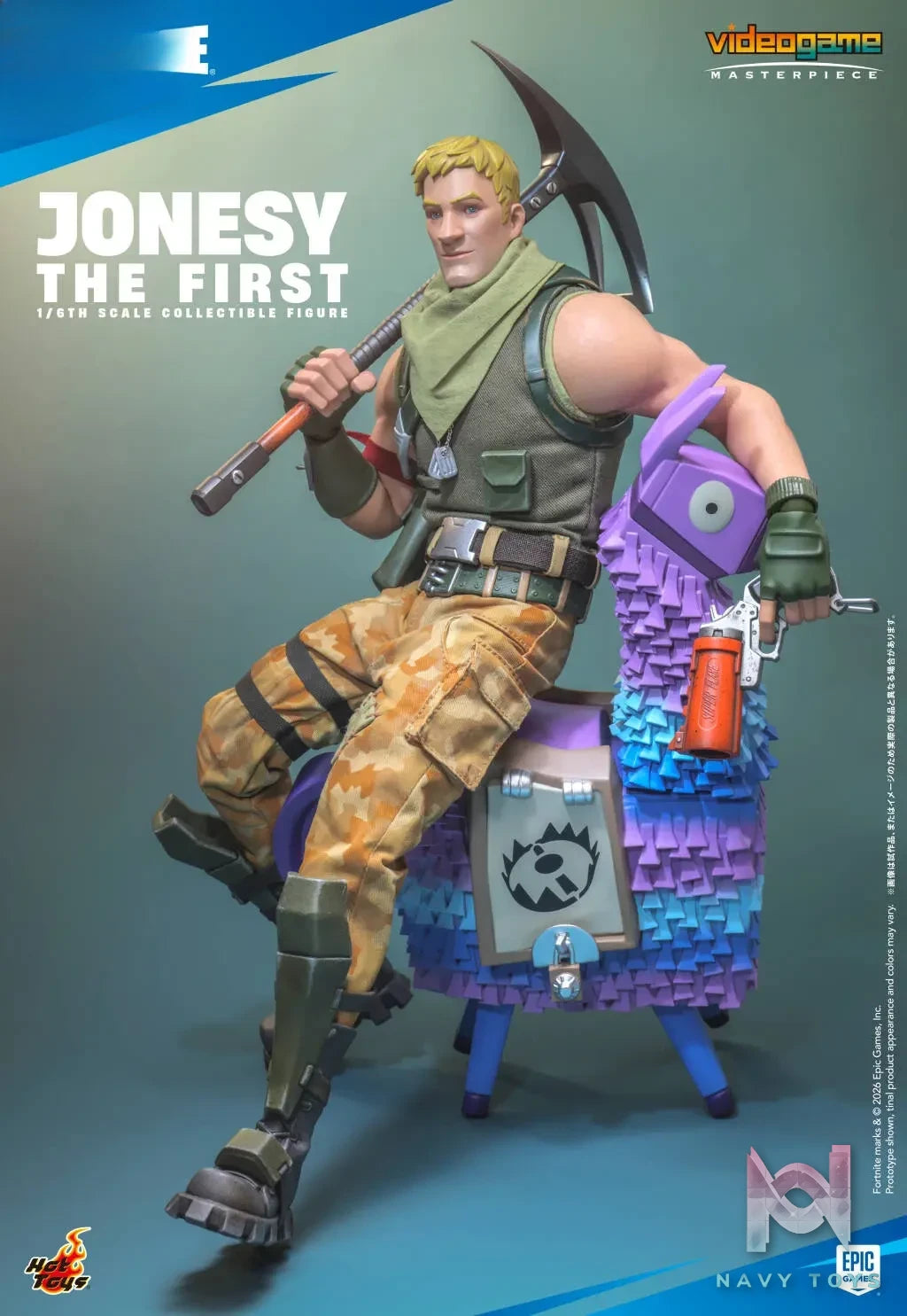 Hottoys – Fortnite Jonesy The First 1/6th scale Collectible Figure VGM85 (Licensed)