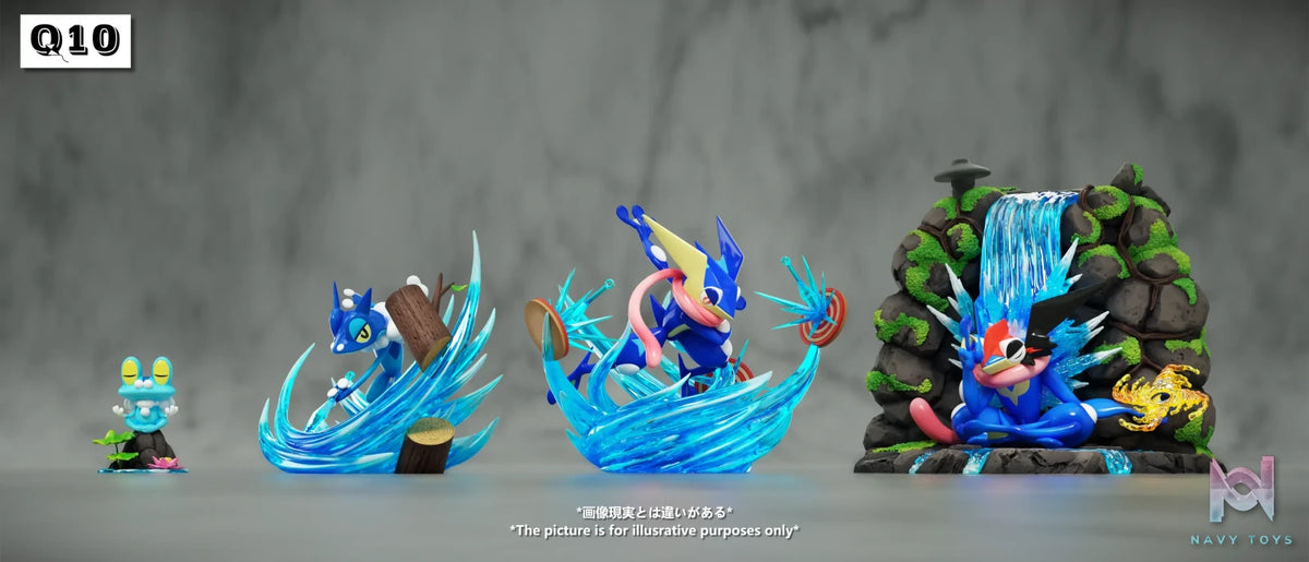 Q10 Studio – Pokémon Greninja Evolution Set