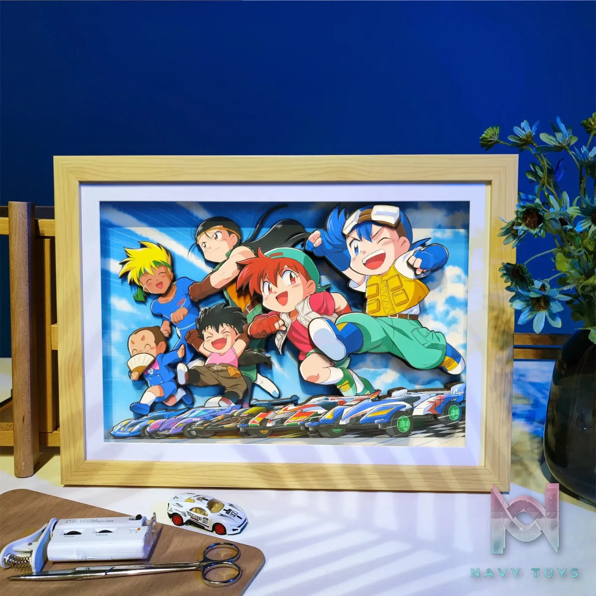 Yu Zhi Jiang Studio – Multiple Characters Series #1 3D Decorative Painting Bakusou Kyoudai Let’s & Go!!