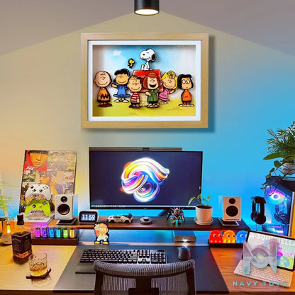 KALA HOME Studio – Peanuts Multiple Characters 3D Decorative Painting Peanuts