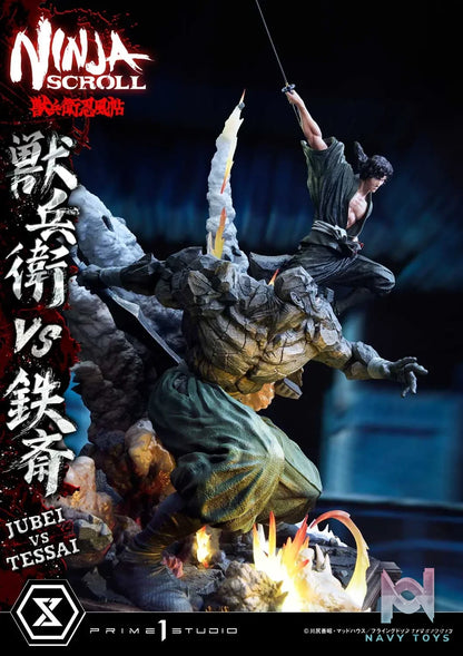 Prime 1 Studio – Ultimate Premium Masterline Ninja Scroll Jube versus Tessai UPMNS-01 UPMNS-01DX UPMNS-01DXS (Licensed)