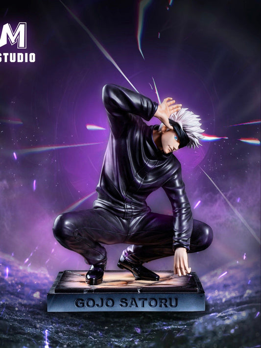 Squatting Gojo Sensei - Jujutsu Kaisen - WM Studio resin statue WM Studio anime figure