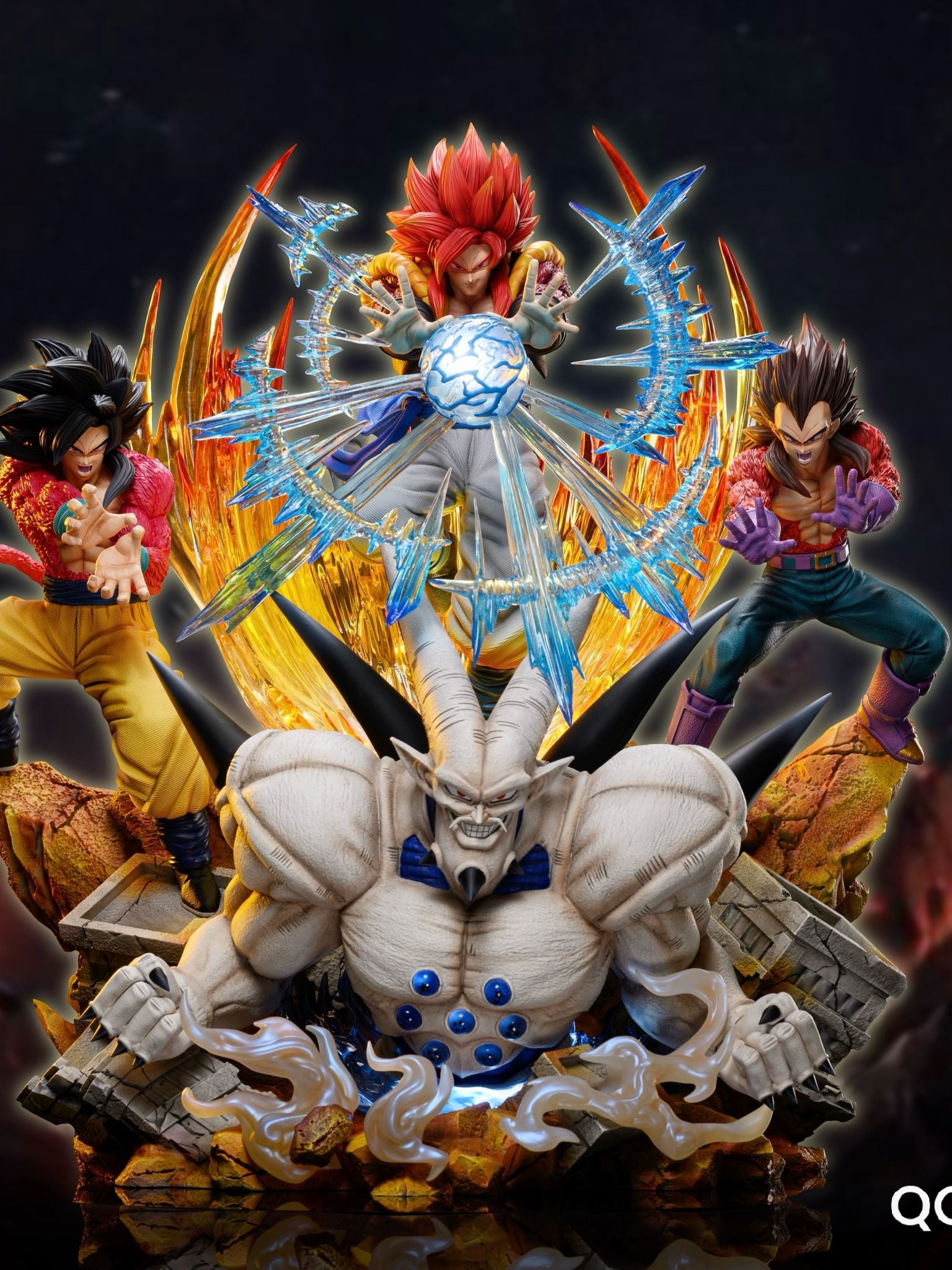 Gogeta SSJ4 vs Syn Shenron - Dragonball - Kylin Studio resin statue Kylin Studio anime figure