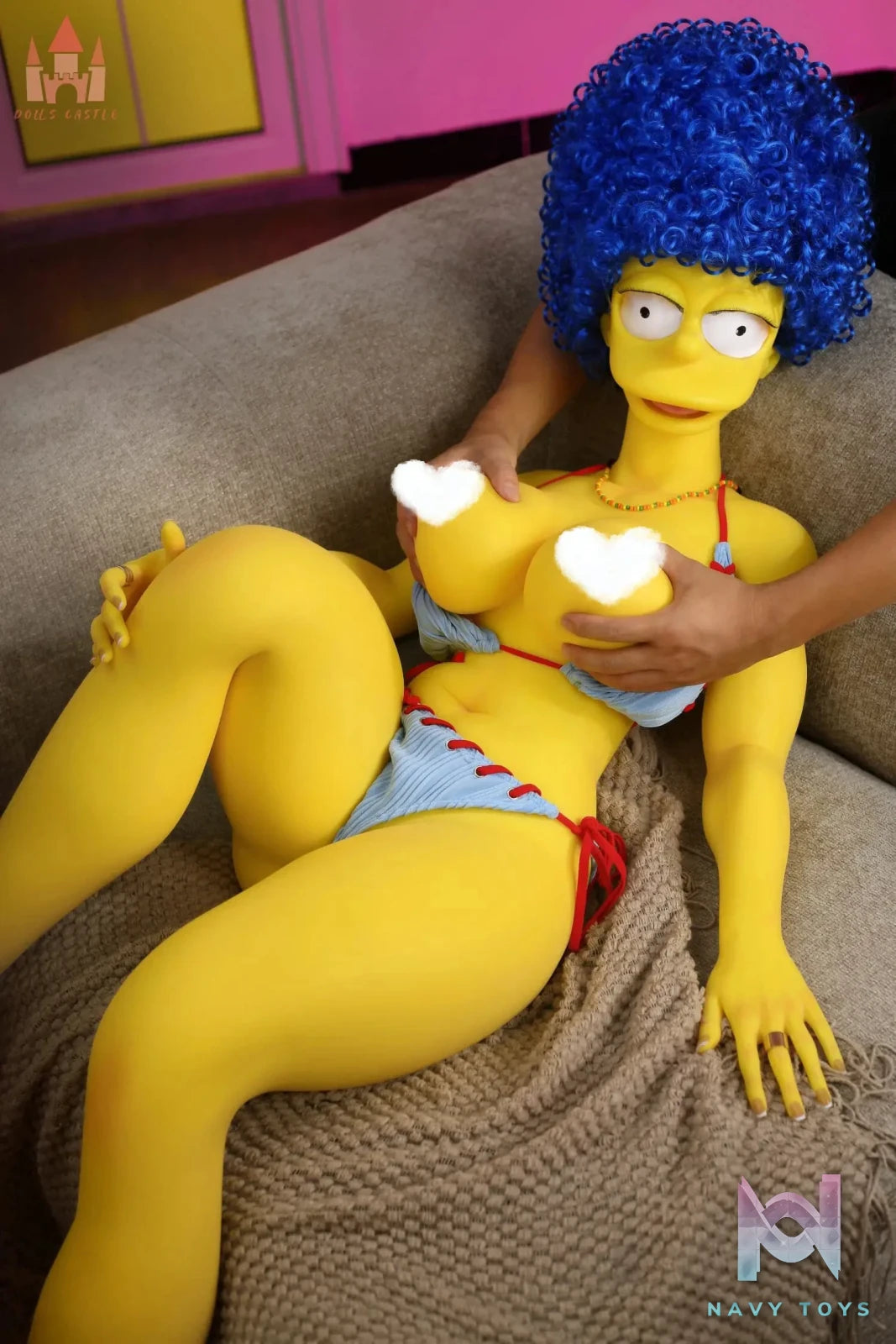 Dolls Castle – Marge Simpson Silicone Sex Doll 147CM K #SZ12 Simpsons