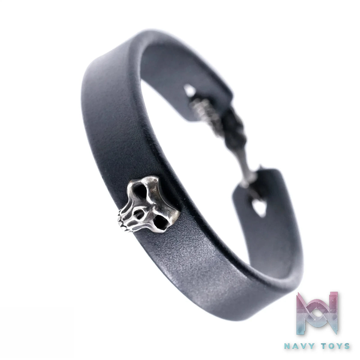 Raven Studio (silver jewelry) – Claw & Skull Leather Bracelet Original